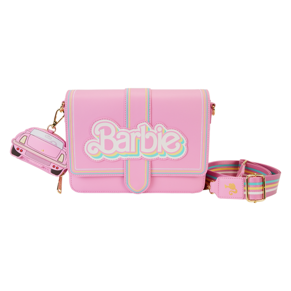 Borsa a tracolla con logo Barbie 65° anniversario