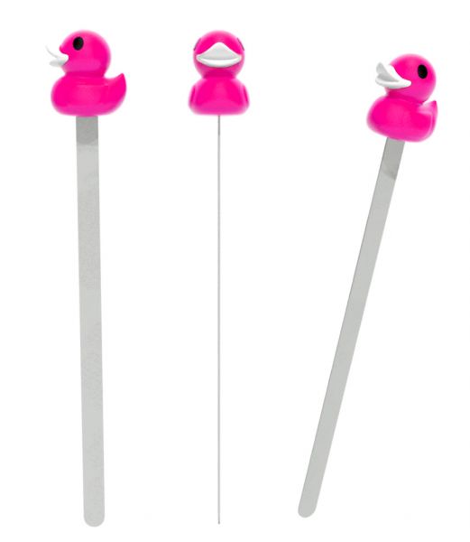 Fuchsia Pink Duck Bookmark