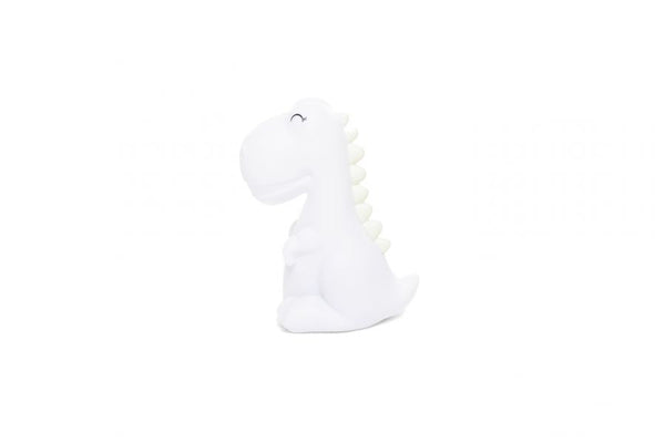 Mini luce notturna a forma di dinosauro bianco