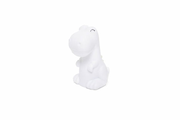 Mini luce notturna a forma di dinosauro bianco