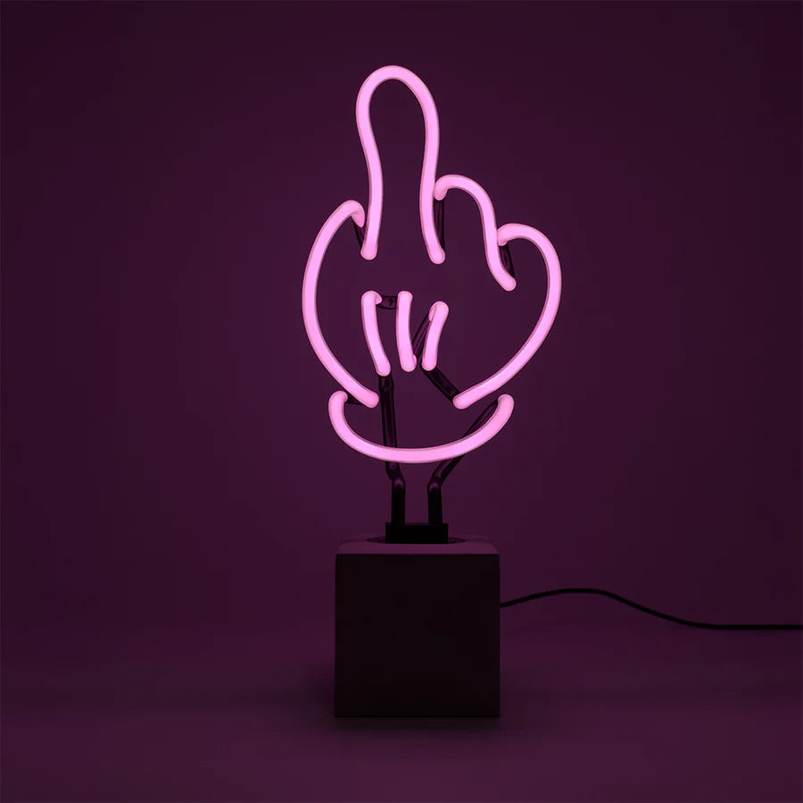 "Fuck" Hand Neon Lamp