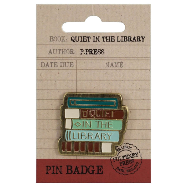 Pin’s Pulteney Press - Quiet in the Library
