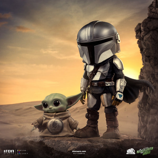 Figurine Mandalorian and Grogu - The Mandalorian - Mini Co. - The Mandalorian & Grogu