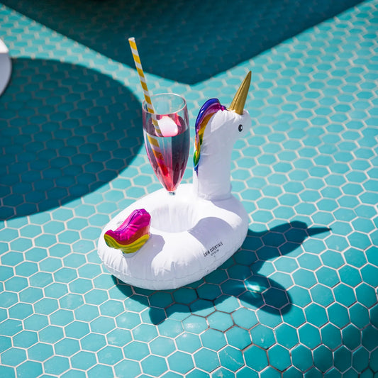 Pool Cupholder - White Unicorn - Dreamscape