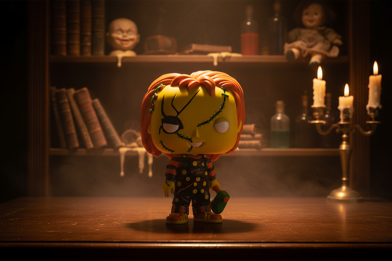 Pop! Chucky met bijl
