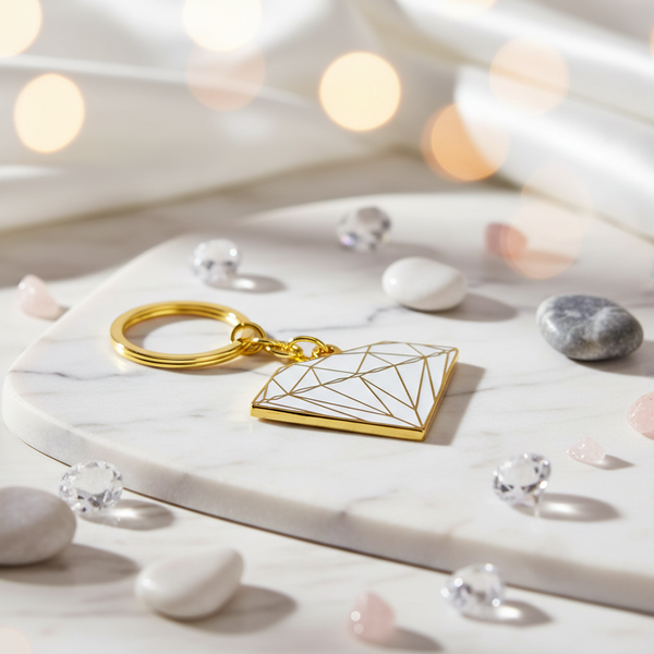 Keychain de diamante