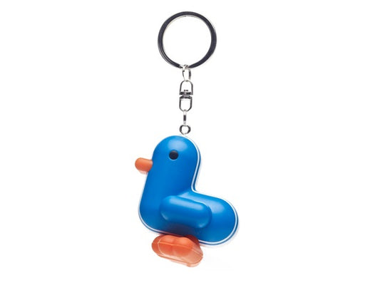 Blue Duck Racer Key Ring