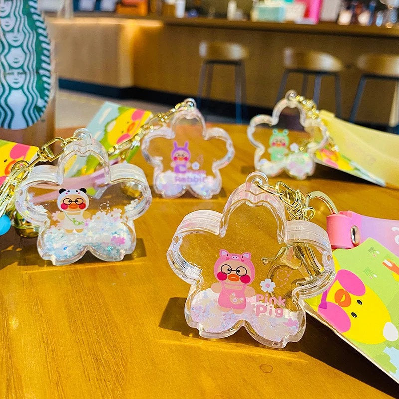 Garrafas de porta -chave de pato de coelho