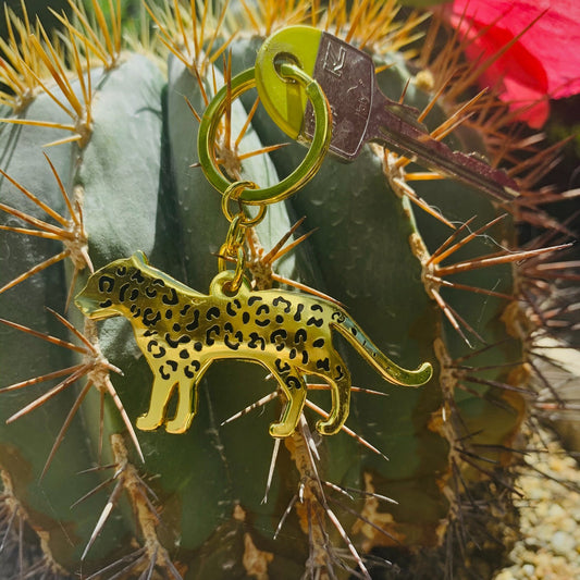 Llavero de leopardo