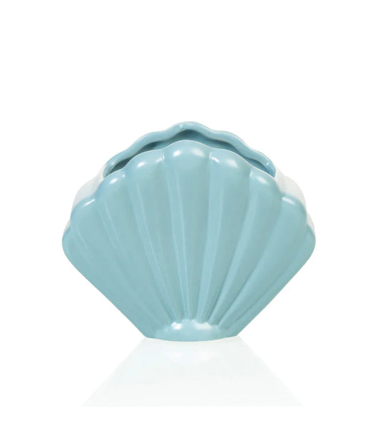 Maceta de mariscos azules