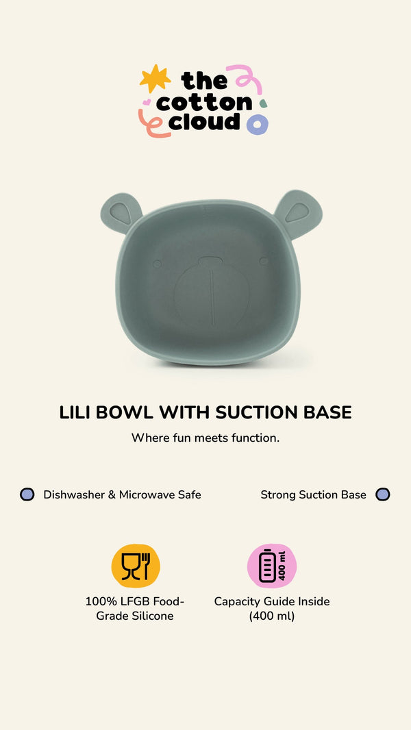 Lili the Bear Silicone Learning Bowl Ocean