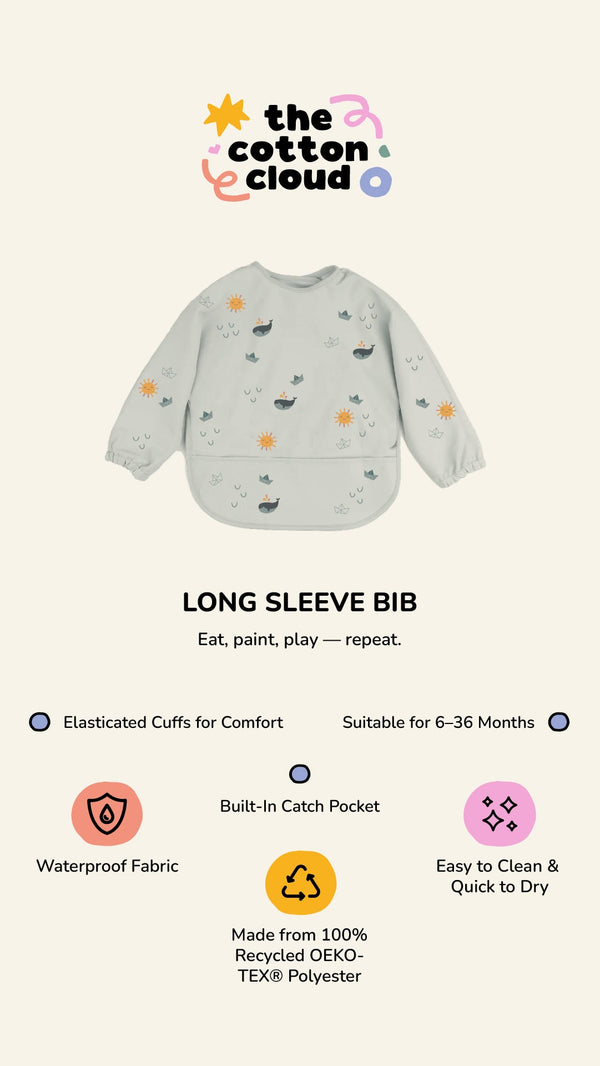 Langarm-Lätzchen VEGGIE PALS