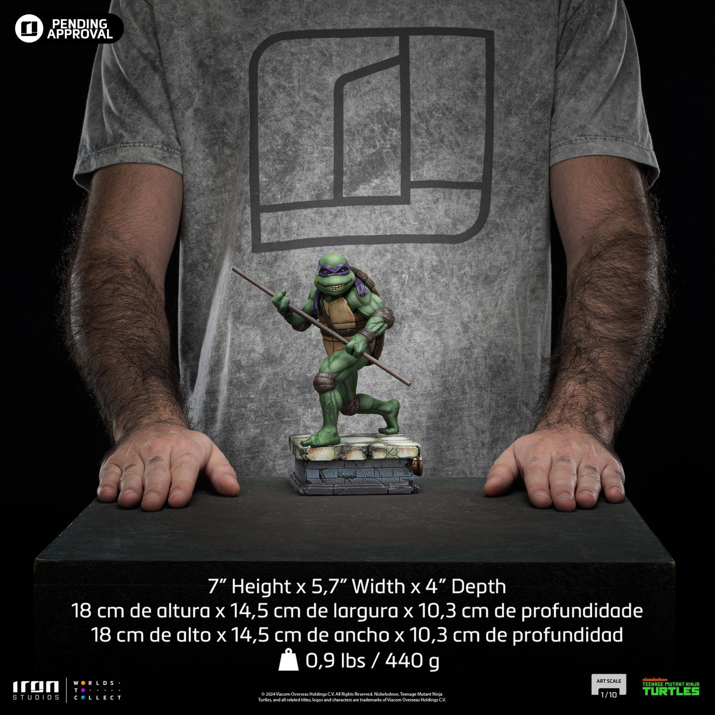 Donatello Statue - TMNT Movie - Art Scale 1/10 - Iron Studios