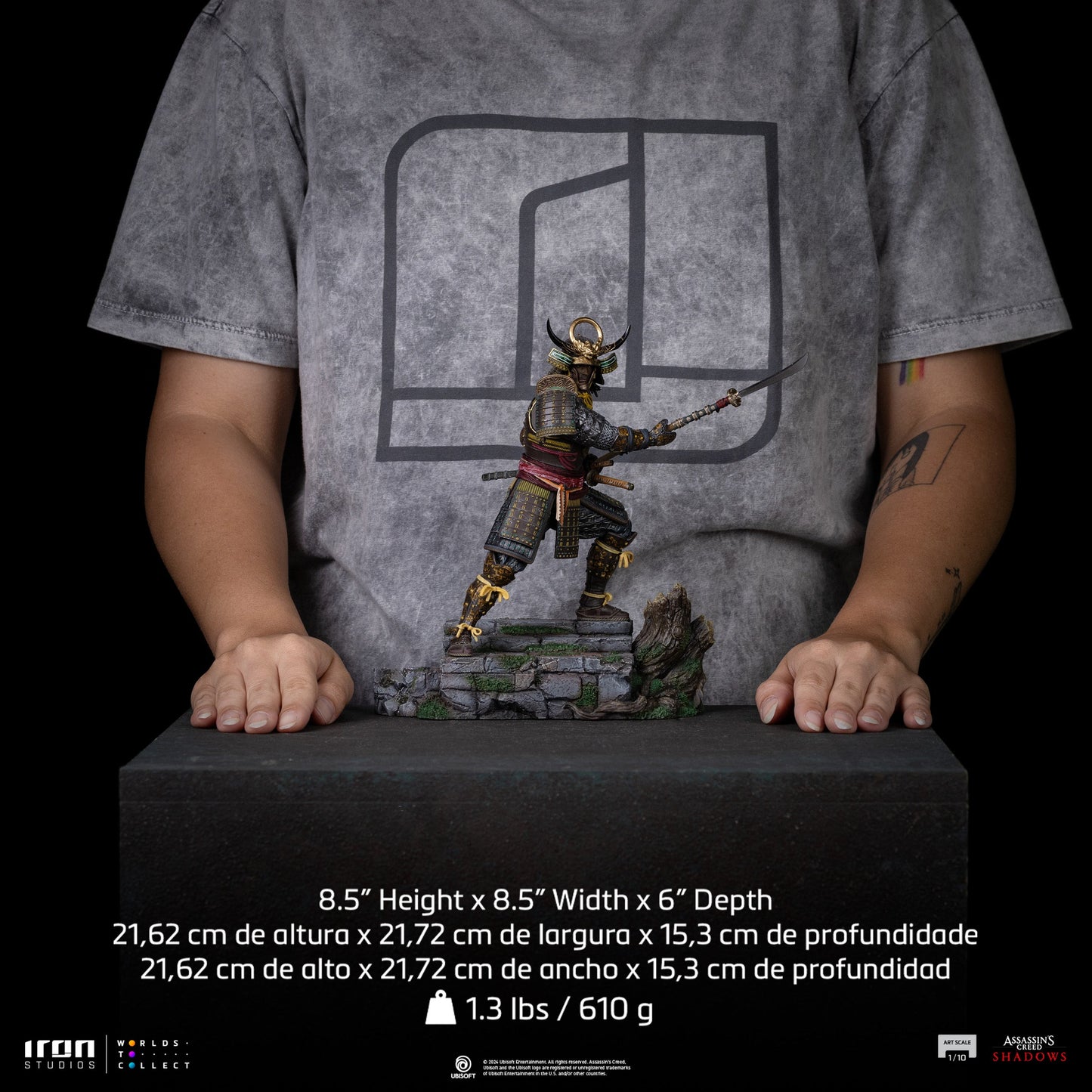 Statue Yasuke - Assassin's Creed Shadows - Art Scale 1/10 - Assassin S Creed