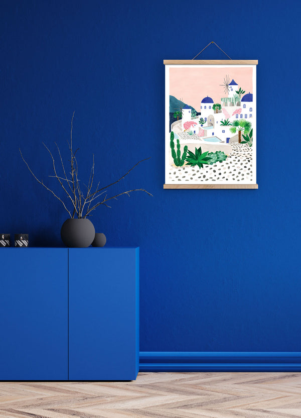 Santorini - Affiche