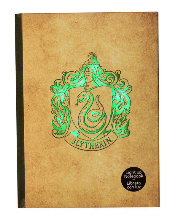 Harry Potter notitieboekje met lichtjes - Slytherin