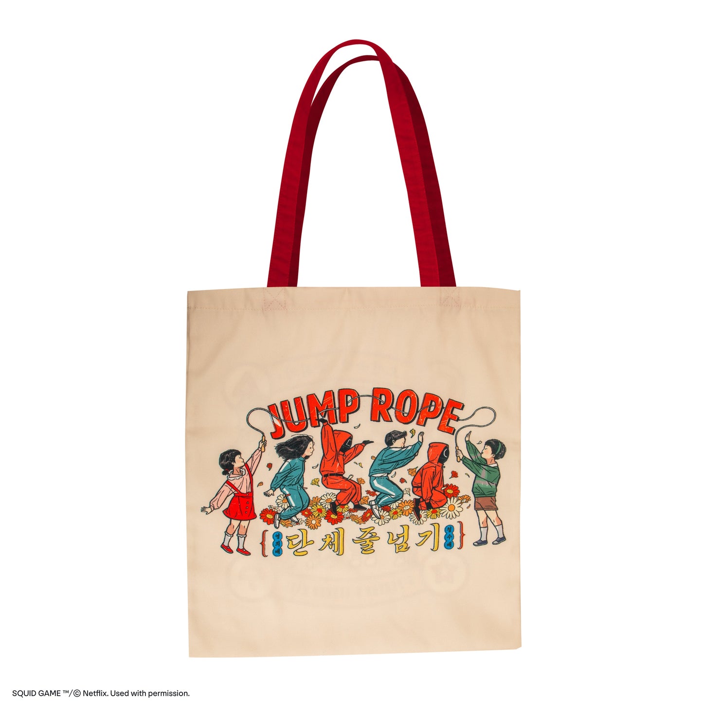 Retro Korean Recreation Tote Bag