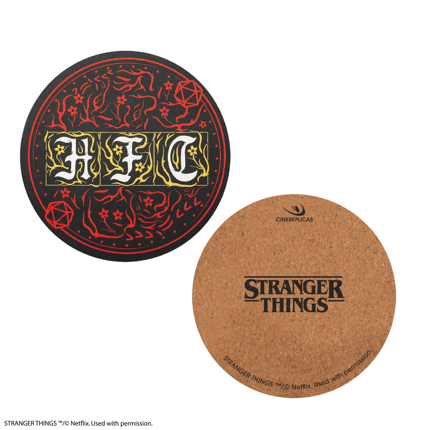 *Set de 4 Sous-verres Hellfire Club