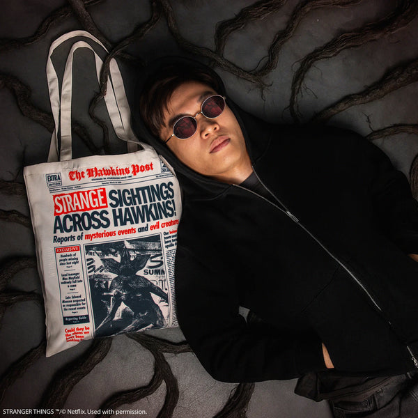 Tote Bag Hawkins Upside Down