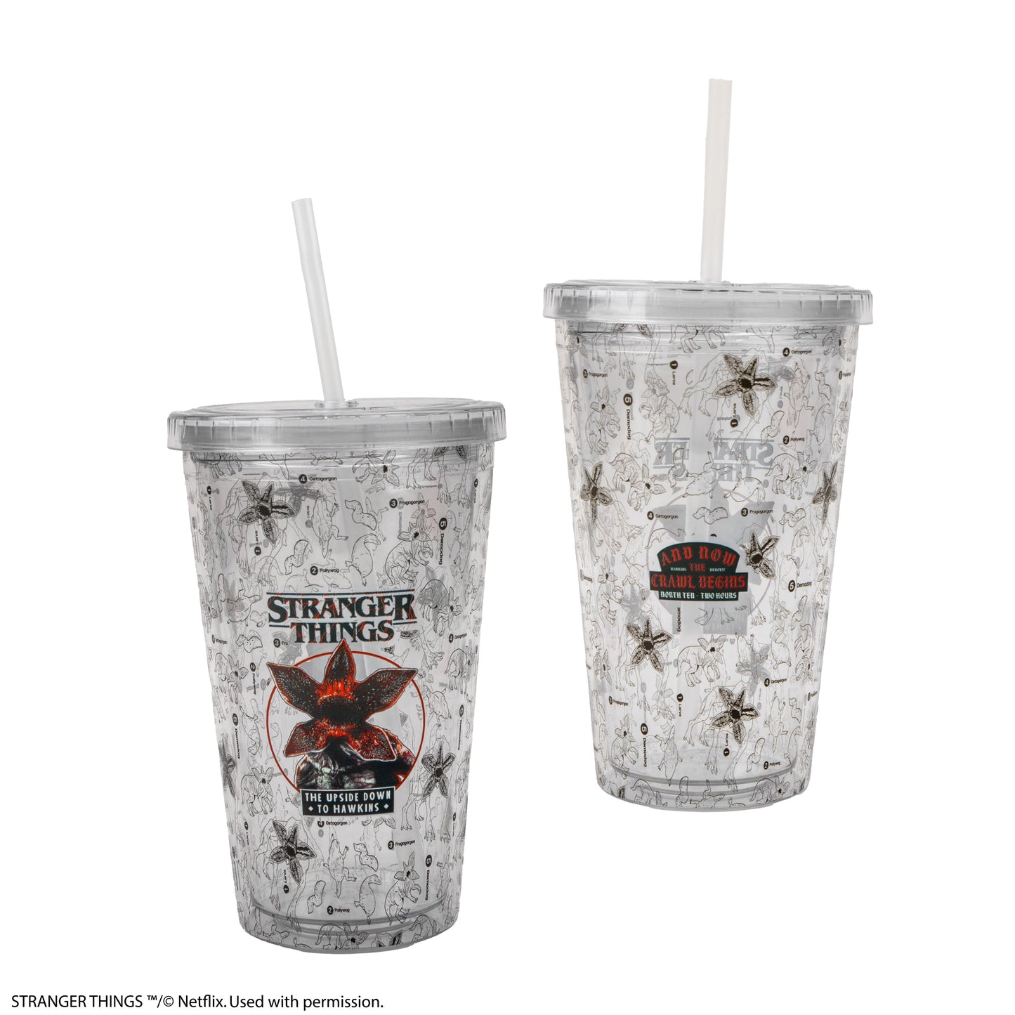Gobelet Tumbler Démogorgon