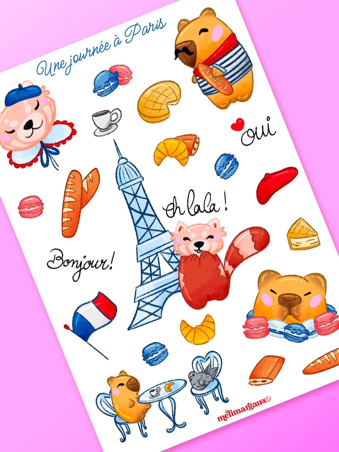 Une journée à Paris | Stickersheet