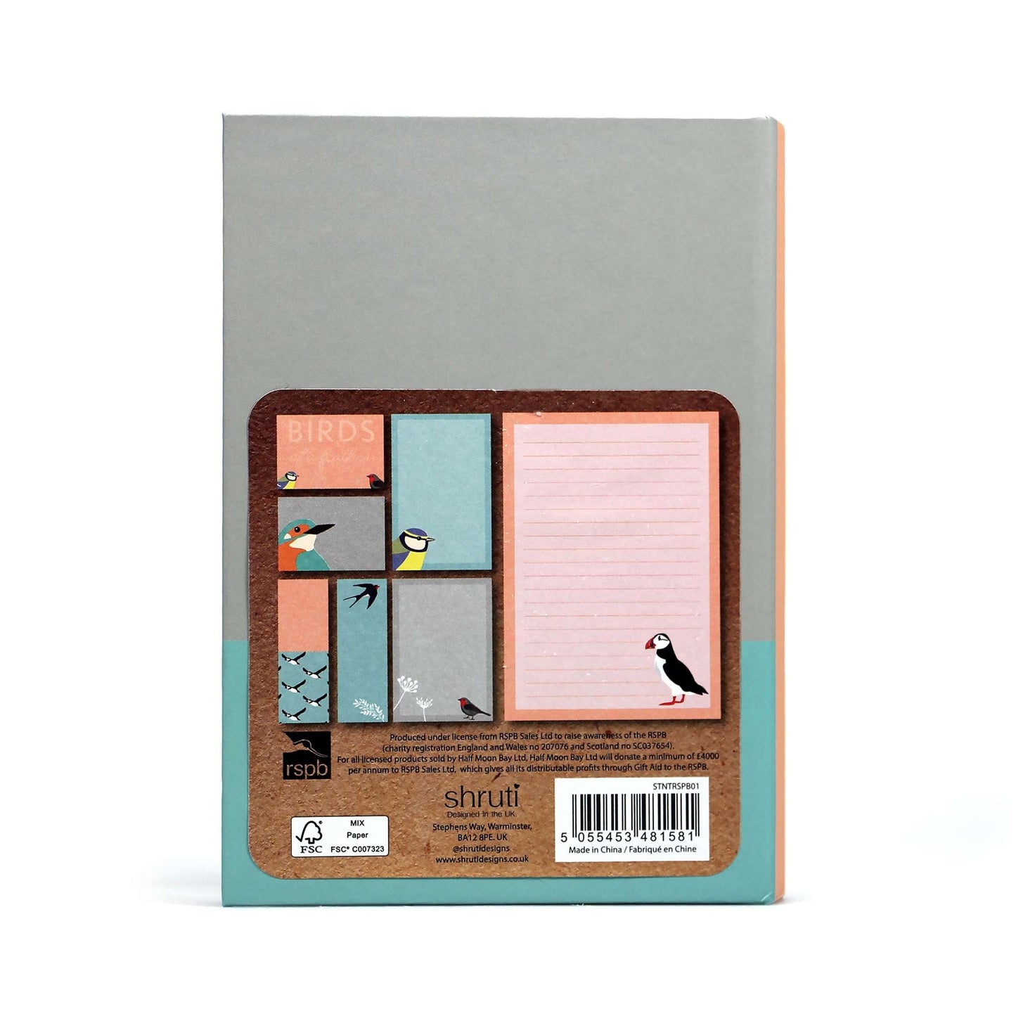 Notes adhésives A6 RSPB - oiseaux