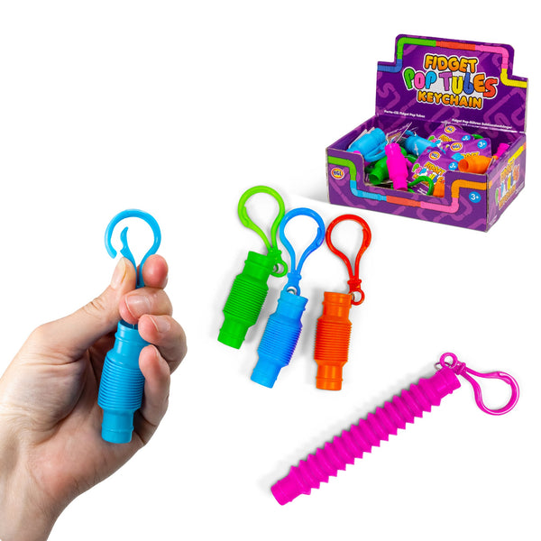 MINI PORTE-CLÉS POP TUBES