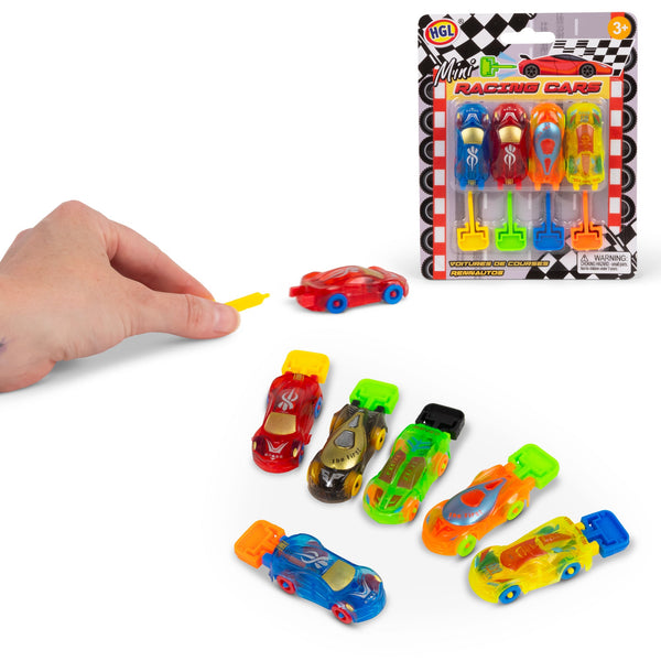 MINI VOITURES DE COURSE 4PK