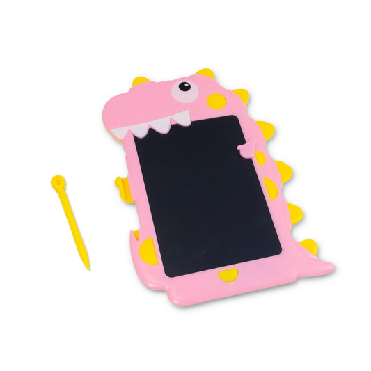 LCDお絵かきタブレット恐竜 - ピンク