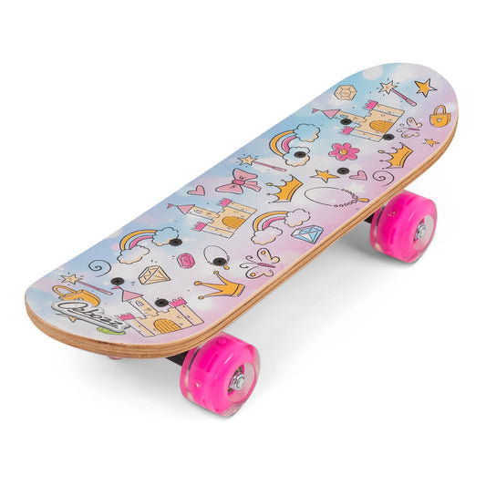 光る車輪付きスケートボードプリンセス 17インチ