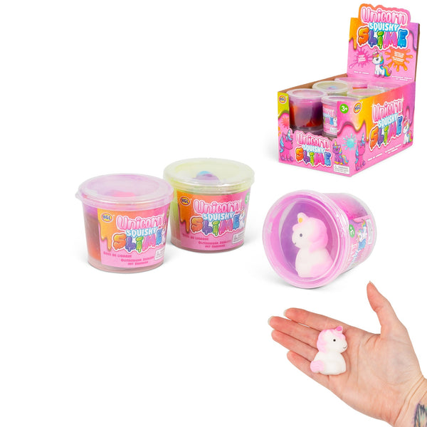 Slime spongieux en forme de licorne