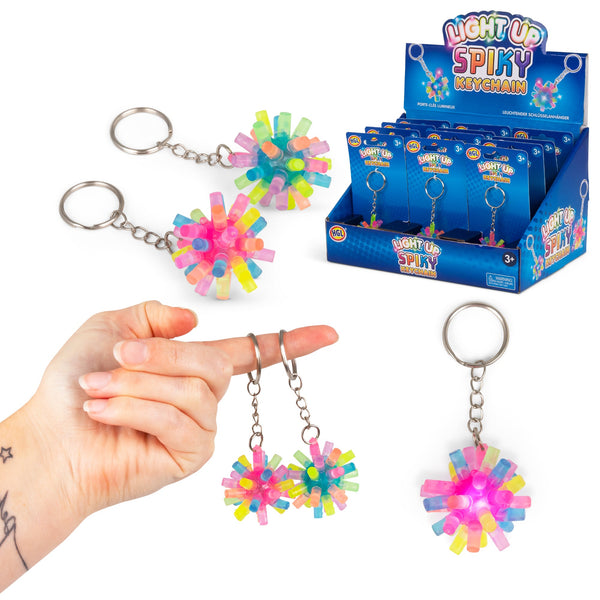 PORTE-CLÉS À POINTES CLIGNOTANTES