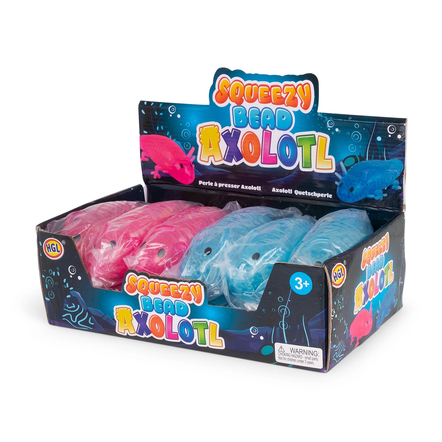 AXOLOTL À PERLES COMPRIMABLES