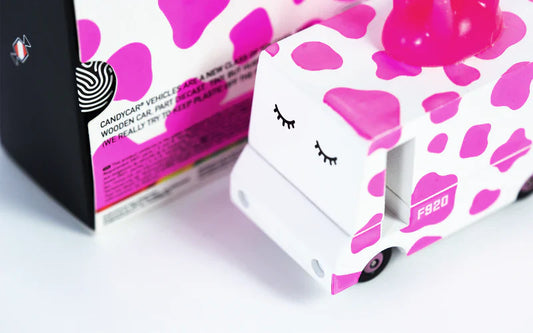 Camioneta de madera Candycar World - Strawberry Moo