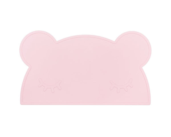 Set de Table en Silicone Ours Powder Pink