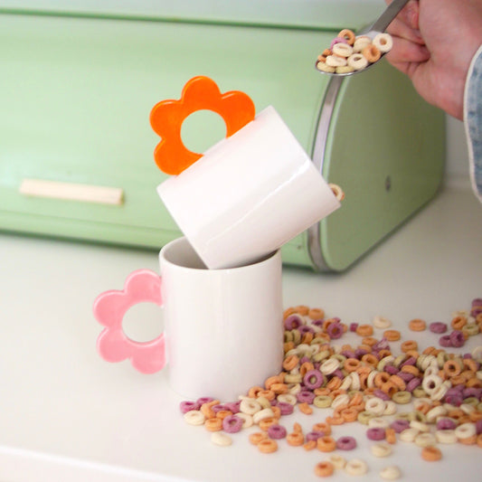 Mug Flower orange