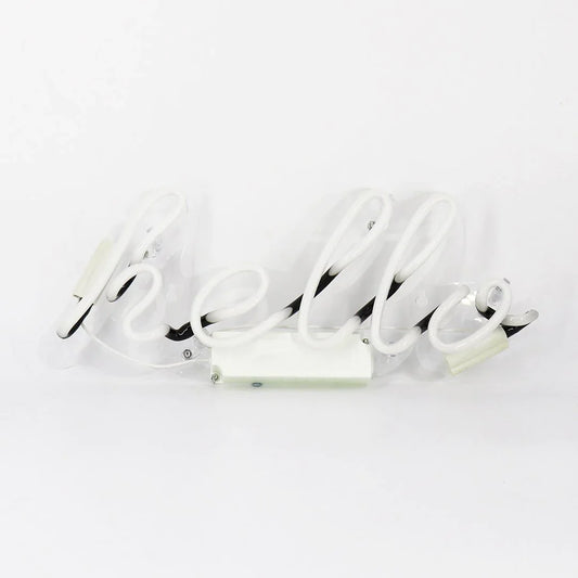 Neon de pared - Hola azul