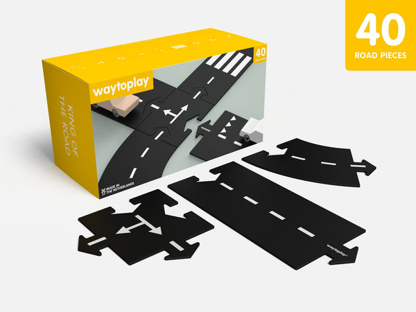 Waytoplay King of the Road - circuit flexible 40 pièces