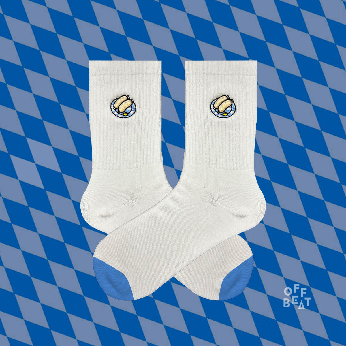 Chaussettes Brodées Weisswurst