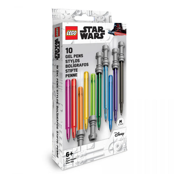10 Stylos LEGO Star Wars Sabre Laser - produit Joy Toy