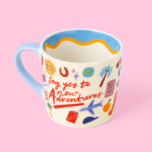 Caneca Aventuras “Diz sim a novas aventuras!” »