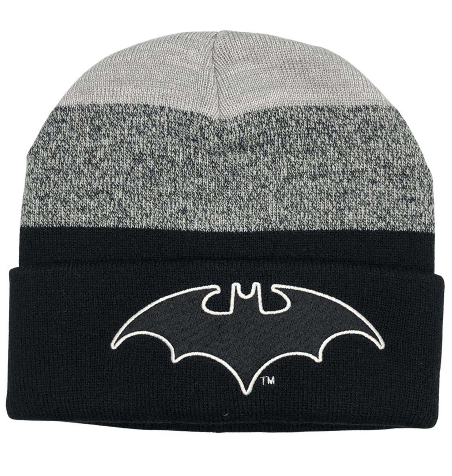 Bonnet chiné Batman avec logo classique