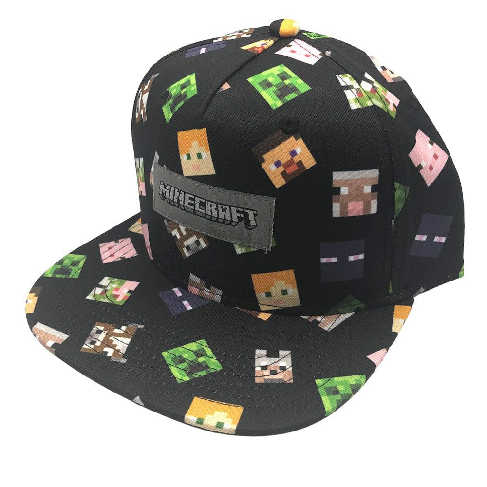 Casquette junior Minecraft à imprimé intégral