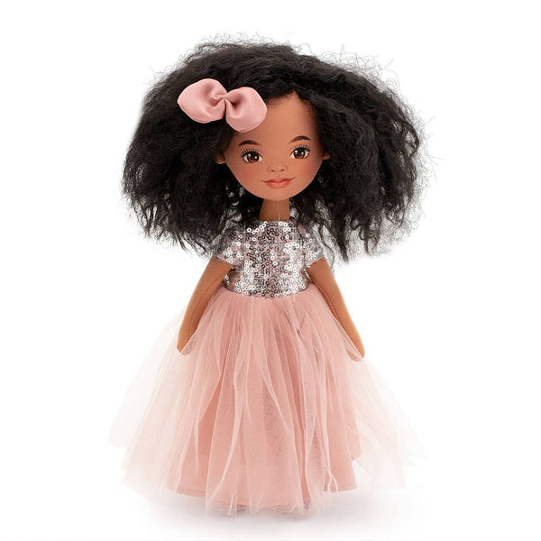 Poupée Tina en robe rose à sequins - 32 cm
