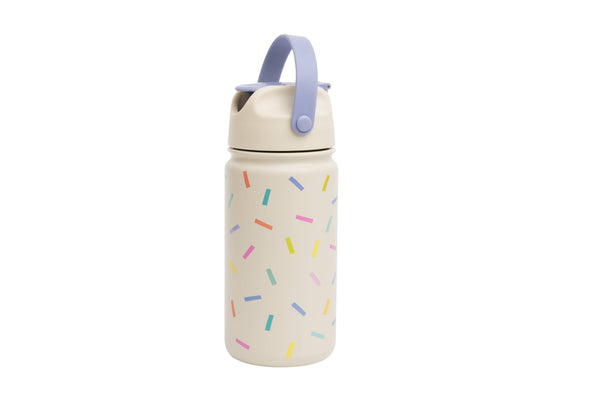 Botella de agua térmica de acero inoxidable Confetti para niños