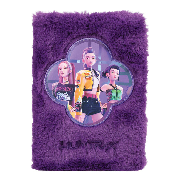 KPop Demon Hunters - carnet en peluche - Huntr/x