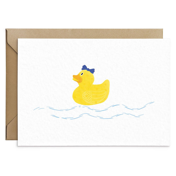 Carte de Vœux Mlle Canard