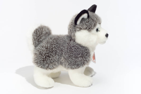 Peluche de husky de pie
