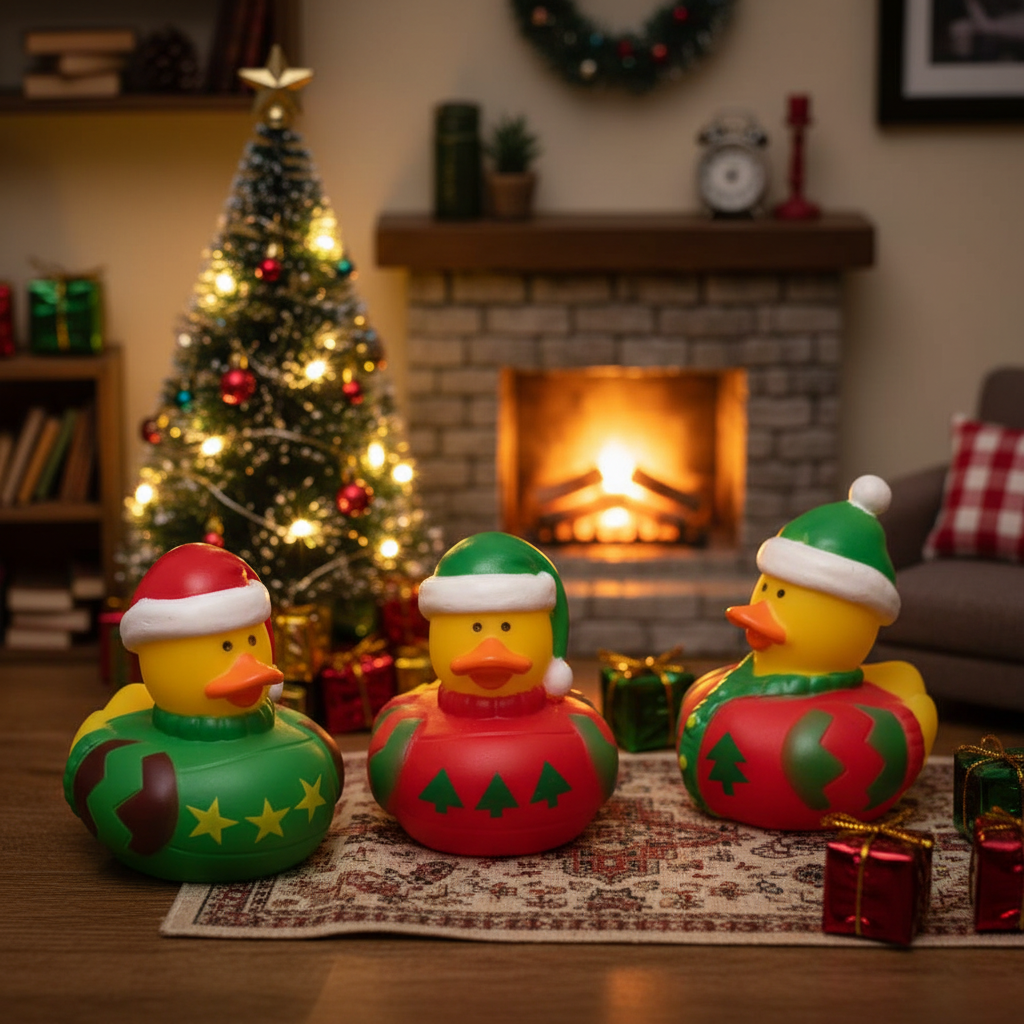 Mini Canard Pull de Noël