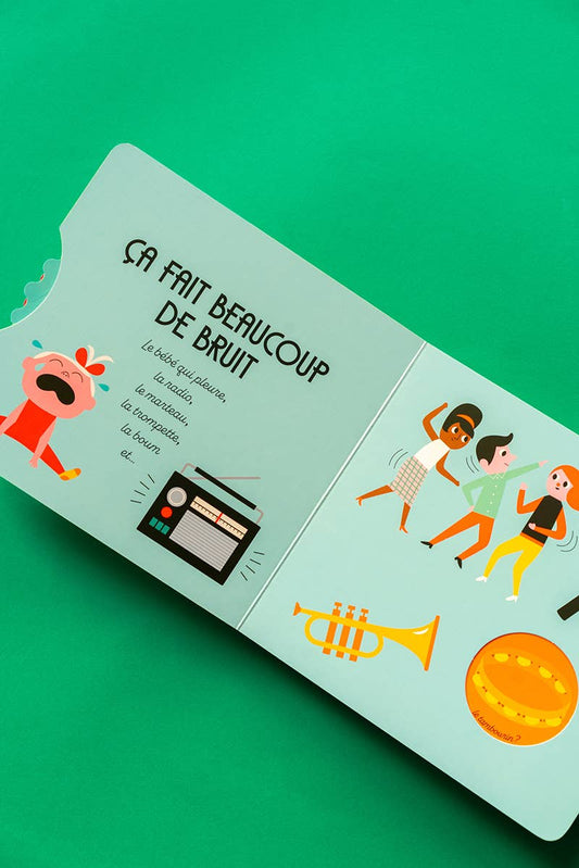 Libro per bambini "FA RUMORE O È SILENZIOSO?"